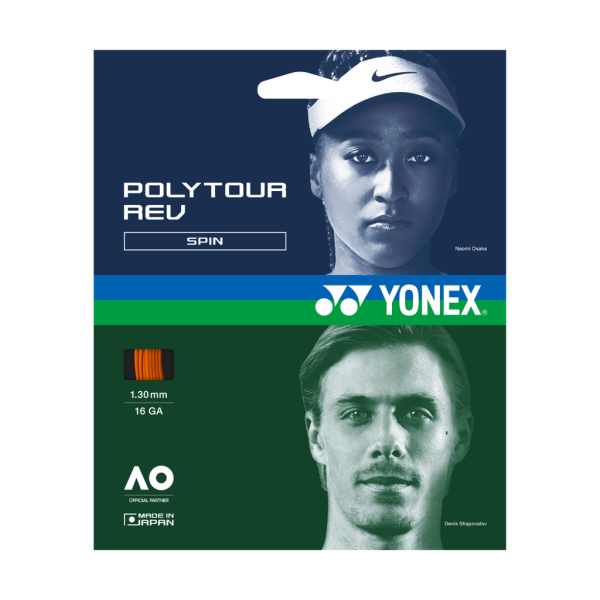 Yonex Poly Tour REV 130 Orange 12 m