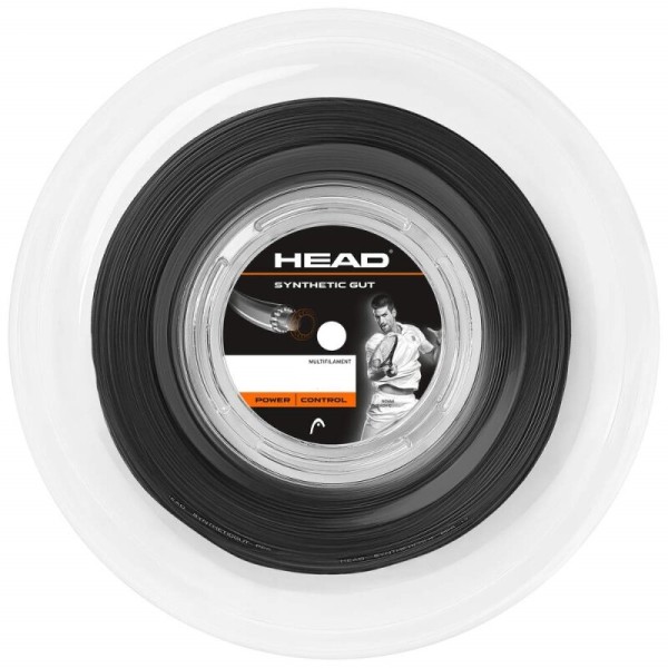 Head Synthetic Gut 17 Black 200 m