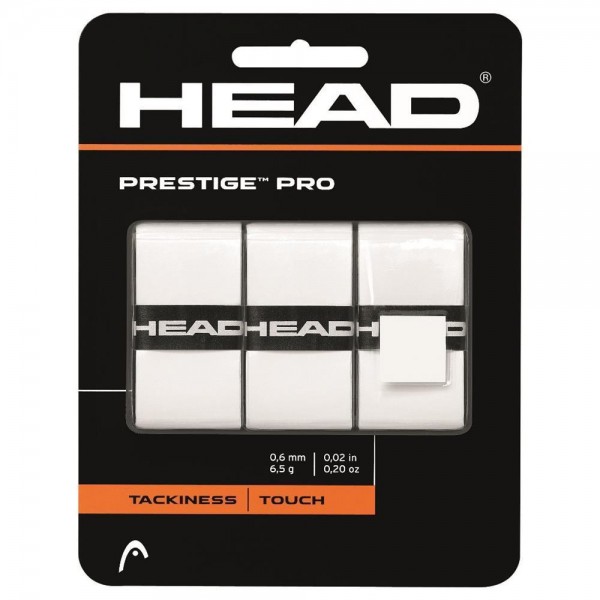 Head Prestige Pro X 3 White Griffbänder für Tennis
