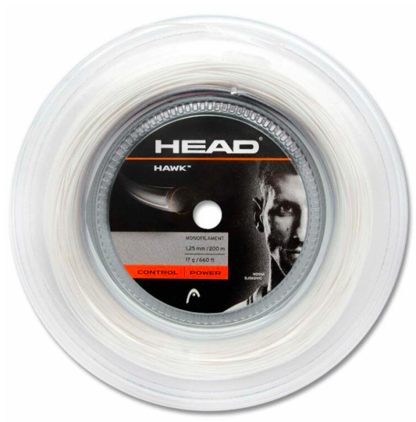 Head Hawk 16 White 200 m Tennissaite