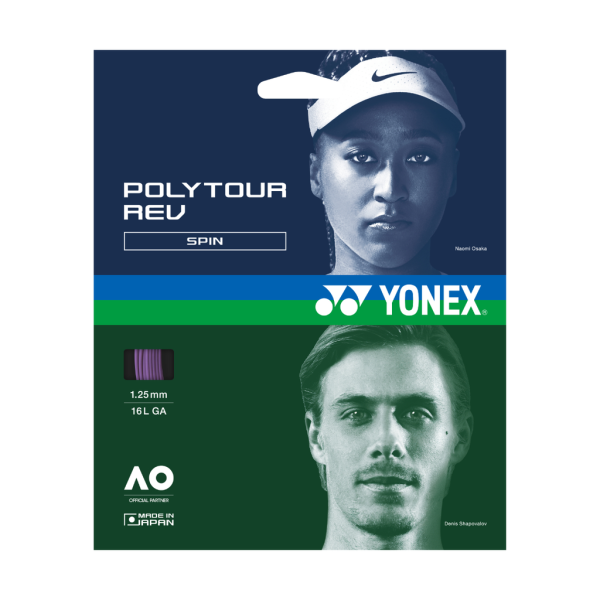 Yonex Poly Tour REV 125 Purple 12 m