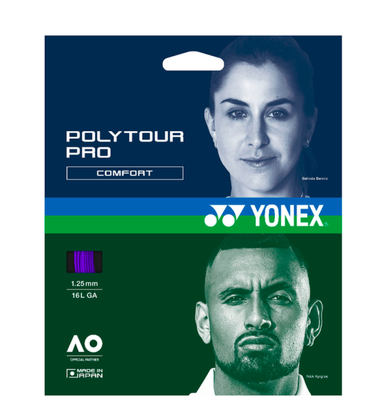 Yonex Poly Tour Pro 125 Midnight Purple 12 m