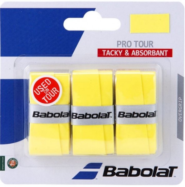 Babolat Pro Tour x 3 yellow