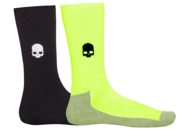 Hydrogen Socks Yellow Fluo/Black 2 Pairs
