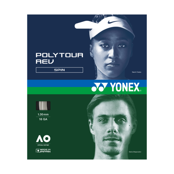 Yonex Poly Tour REV 130 White 12 m