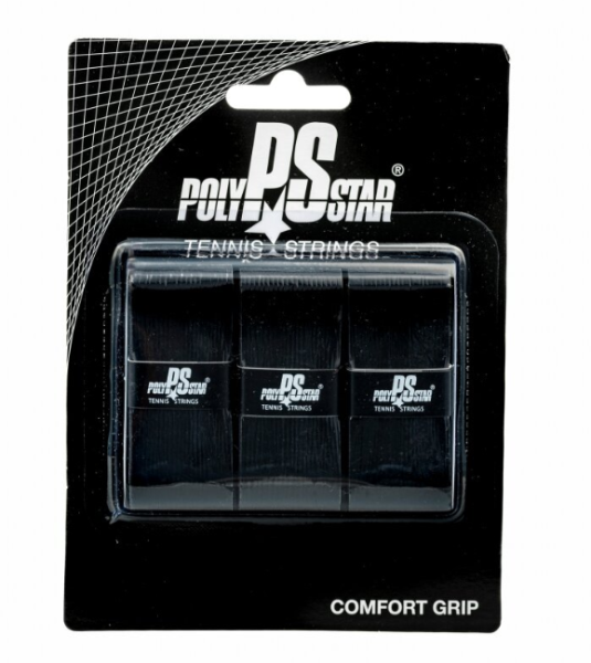 Poly star Comfort Grip 3 Pack Black