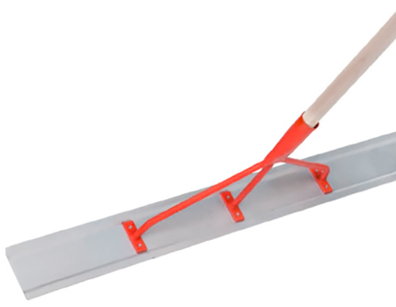 Trapezoidna aluminijska ravnalica s držačem 80 cm