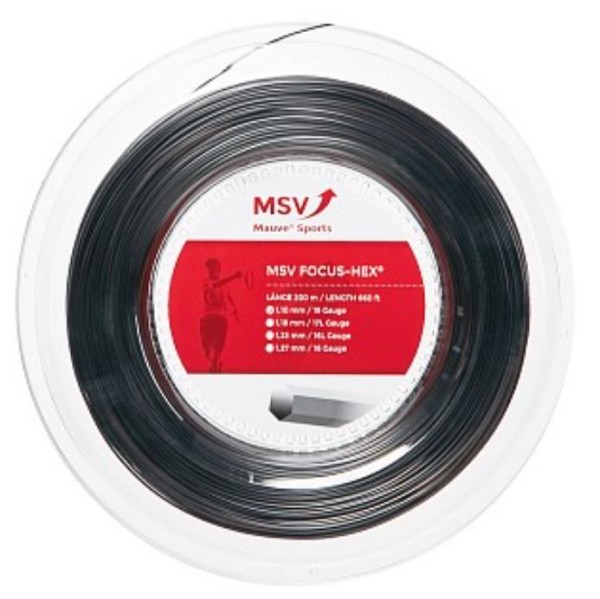 MSV Focus HEX Black 200 m 1,18 mm žica za tenis