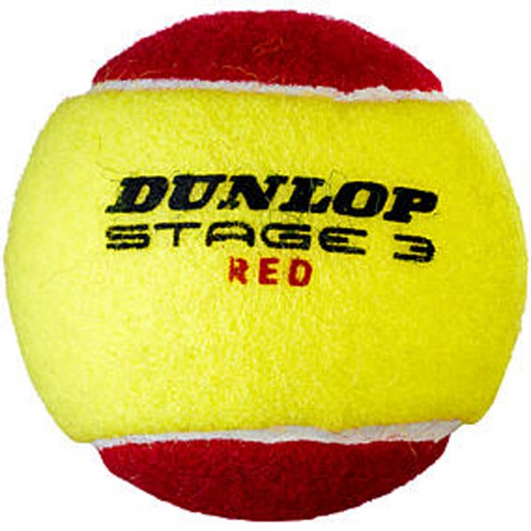 Dunlop Stage 3 Red 3 Tennisbälle